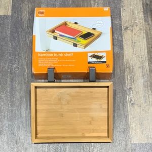 Bunk Bed Shelf Bamboo Gently Used 13” x 12” x 3/4“